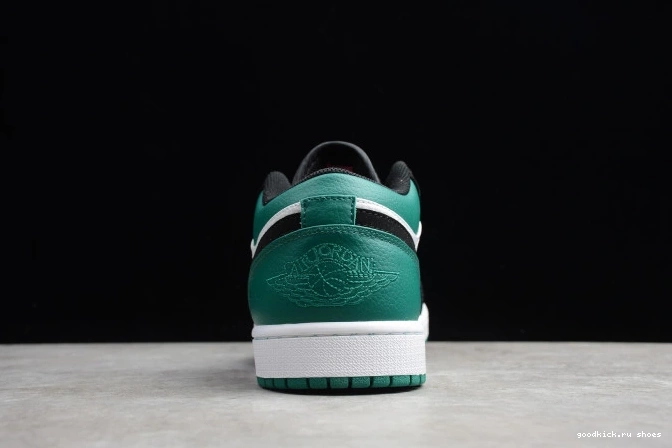 Low Air Jordan Black White 1 553558-113 Mystic Green 0717